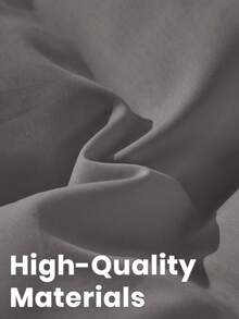 2/3件套纯色深灰色被套套装，柔软透气，亲肤舒适，简约风格，抗起球，家用纺织品，适用于单人床、双人床、大号床、特大号床，四季皆宜，时尚装饰被套套装，可机洗，适用于卧室、宿舍，通过Oeko-Tex认证 - 深灰色 - 查看 6