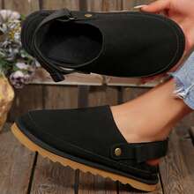 Fashion Clogs Slippers Casual Non Slip Sandals Adjustable Comfort Mules For Women Flat Shoes Outdoor Walking Travel Summer - 黑色 - 查看 9