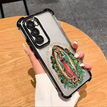 Our Lady Of Guadalupe Virgin Mary Faith Design For SAMSUNG Galaxy S24 S23 S22 S24 S23 S22+ Ultra FE Plus Phone Case Cover Tify Luxury Drop Anti Shockproof Retro Styles Gift Aesthetic - 銀色 - 查看 8