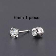 1 Stück Edelstahl Kristall Ohrknorpel Tragus Helix Piercings Ohrstecker Ohrringe Piercings Mode Nicht-allergener Schmuck