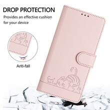 ZZXX Ví da cao cấp hình mèo con dập nổi, có khe đựng thẻ, chống RFID, chân đế, dây đeo tay, nắp gập từ tính, chất liệu da nhân tạo cao cấp, tương thích với iPhone Air 17 Pro Max 16e 15 Plus 14 13 Mini 12 11 XS XR 8 7 SE2, tương thích với Samsung, tương thích với Galaxy ForGoogle, tương thích với Pixel 9 Pro XL 9a 8a 7a 6a, tương thích với , tương thích với Redmi, tương thích với Poco, tương thích với ForHonor. Túi đựng thẻ chống sốc, bảo vệ, phiên bản quốc tế, không phải phiên bản nội địa. - Hồng - Xem 5
