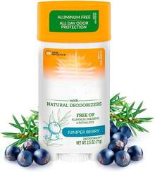 Desodorante Natural en Barra con Fragancia de Fruta de Enebro - Protección 24H Contra el Mal Olor, Sin Aluminio, Parabenos ni Ftalatos - Unisex - 71 g - Lavanda - Ver 1