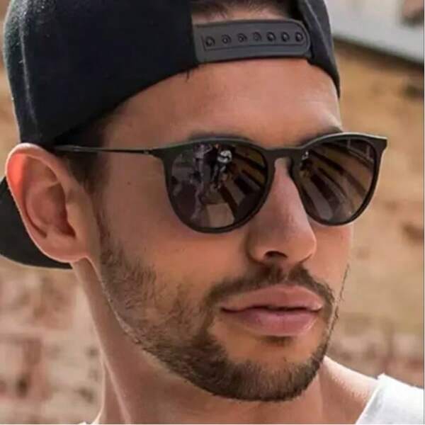 Nuevas gafas de moda semi-metálicas de estilo retro, al estilo europeo y americano