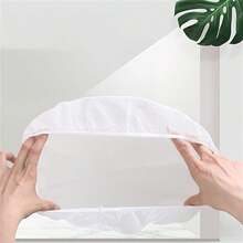 1 peça de tela de chuva de poliéster durável para coberturas externas - repelente de mosquitos e detritos, capa branca, serve em baldes padrão, repelente de mosquitos, design funcional, cobertura de malha eficaz para prevenir mosquitos, fácil de limpar, pode cobrir baldes de ensopado, pá de lixo, pote de molho, balde redondo, prato quadrado, capa respirável para alimentos