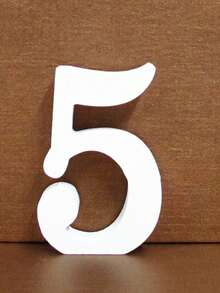 1pc Wooden Decorative Letter Design Home Decor Crafts, Free Combination Decorative Freestanding Wooden Letter Slices For Handicrafts, Family Gatherings, Birthday Parties, Weddings And Other Event Decorations