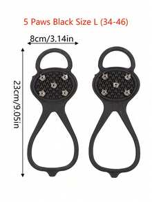 1 Pair Garden Soil Aerator Spikes 4.2CM Lawn Spiked Shoes, Ice Cleats Anti- Shoe Covers For Snow Boots, Adjustable Manual Spiked Lawn Aerator Sandals For Patio, Yard, Garden - Loose Shoes In Multiple Colors - View 17