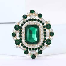 1 PC New Fashion High-End Light Luxury Brooch. Suitable For Shirts, Dresses And Sports Jackets, It Is An Ideal Choice For Commuting, Dates And Parties, Elegant And Unique. - 藍色 - 查看 2