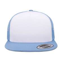 Classic Contrast Trucker Cap (Classic Blue/White/Classic Blue) - Coffee Brown - View 4