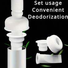 Ablaufstöpsel - Waschmaschinen-Ablaufrohr Abdichtungsabdeckung, Anti-Verstopfungs- & Geruchsbeseitigungs-Design, passt fest auf 40-50mm PVC-Rohre, geeignet für Badezimmer, Küche, Waschküche - Einfach zu installierender Ablaufschutz, flexibles Ablaufkernmaterial für Haushaltsreinigung und Küchenleitungspflege