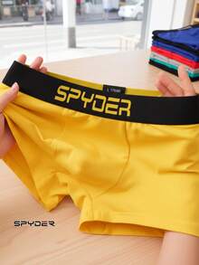 Kit Of 10 Adult Boxer Briefs Original Spyder Quality Cotton Lining - Multicolor - View 10
