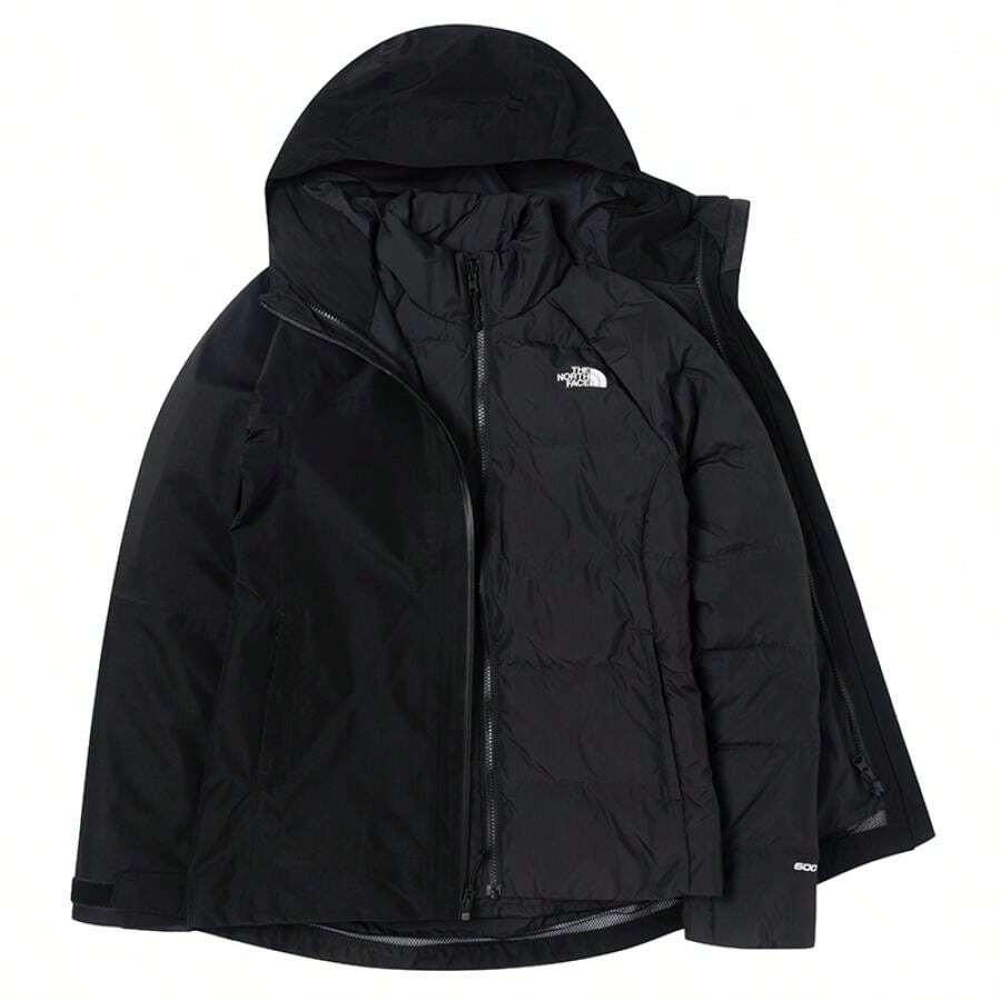 The North Face 女士衝鋒衣TRICLIMATE JACKET舒適休閒運動衝鋒衣8ED1JK3 - 黑色 - 查看 1