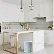 Feisco Small Trash Can For Bathroom, 2 Gallon Trash Can Trash Bin Wastebasket Garbage Can For Kitchen,Bathroom Office, Bedroom,Dorms,Laundry Room (Black, 1 Pack)