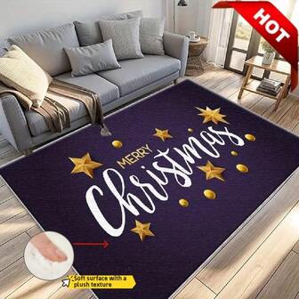 A Large Area Rug, Newly Upgraded With A High Weight Of 950g/M², Features A Dense Velvet Texture For Enhanced Comfort Underfoot. It Is Fade-Resistant And Abrasion-Resistant, With Enlarged Friction Particles On The Backing To Increase Grip And Keep It Firmly In Place. Kitchen Rug