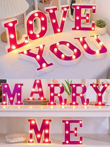 1 chiếc đèn chữ cái A-Z màu tím sáng tạo 6.3 inch, đèn hình chữ số, đèn chữ cái chạy bằng pin, đèn chữ cái trang trí nhà cửa, đèn ngủ hình chữ cái trang trí phòng ngủ, trang trí đám cưới, trang trí tiệc, trang trí sinh nhật, đèn chữ cái trang trí bàn làm việc, đèn trang trí ngày Valentine, đèn trang trí cảnh cầu hôn. - Màu tím - Xem 4