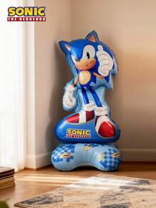 Sega 1 pezzo per confezione Palloncino ufficialmente concesso in licenza di , decorazione in alluminio in piedi, perfetto per feste di compleanno, raduni familiari, celebrazioni con amici, forniture regalo per visitatori domestici