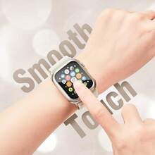 Stretchy Bands Compatible With Apple Watch Band And Case 40mm 44mm 41mm 45mm 42mm 46mm 38MM, Nylon Solo Loop Sport Straps Protective Cover With Screen Protector Compatible With IWatch Series 11 10 9 8 7 SE 6 5 4 3 2 1