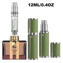 1 件奢华优雅便携式迷你可填充雾化器，底部填充设计，香水喷雾瓶，旅行香水瓶可填充，您的旅行和商务必需品