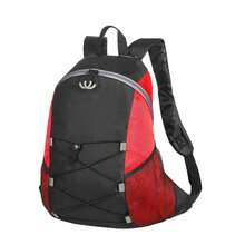 Adults Unisex Chester Backpack (Black/Red) - Black - View 1