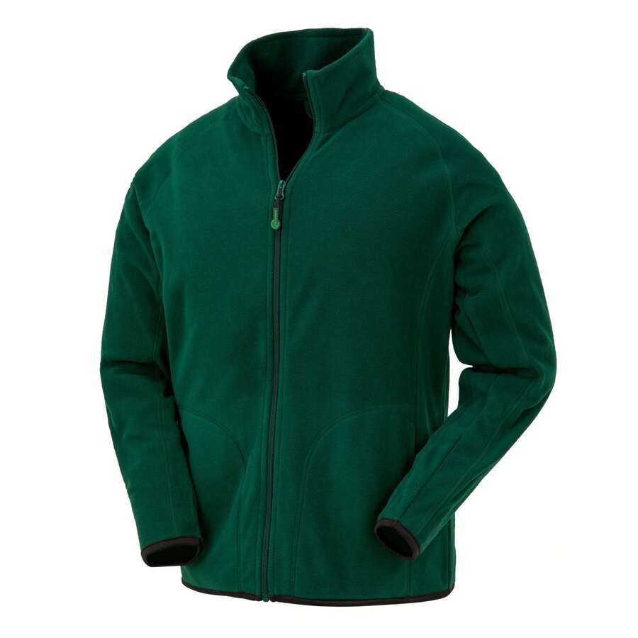 Result Genuine Mens Microfleece Jacket (Forest Green) - Dark Green - View 1