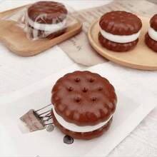 1 件柔软放松、慢回弹礼物、巧克力奶油挤压玩具、柔软硅胶质地减压挤压仿真食物玩具、可爱手持玩具、柔软放松、慢回弹礼物、可爱设计柔软的粘稠玩具、逼真的挤压玩具母亲节毕业 - 彩色 - 查看 6