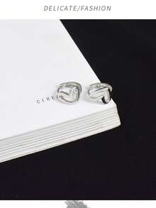 Cercei din argint 925 în formă de inimă, design elegant și minimalist, potriviți pentru fețe rotunde, bijuterii personalizate, purtare zilnică/pentru petrecere, cadou pentru Ziua Îndrăgostiților, ziua de naștere, aniversare