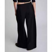 Kenneth Cole Women's Wide Leg High Rise Pants | - 黑色 - 查看 5
