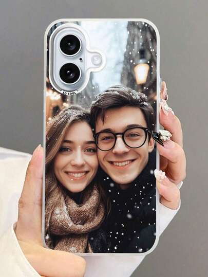 1pc Customized Photo DIY Design, Eternal And Fashionable. 1pc Eternal Customized Matte Black Wedding Lens Frame Phone Case, Compatible With Apple XR, 11, 13, 14, 15 And 16 Pro Max. It Is Clear, Fashionable, Colorful, Cute, Minimalist, And Perfectly Matches Your Phone. It Is A Unique Personalized Gift For Friends, Girlfriends And Mothers.