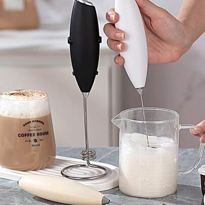 Máy tạo bọt sữa điện, không dây dùng trong gia đình, nắp tạo bọt sữa nhỏ gọn, máy trộn, máy tạo bọt sữa cà phê, máy trộn cầm tay