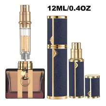 1 件奢华优雅便携式迷你可填充雾化器，底部填充设计，香水喷雾瓶，旅行香水瓶可填充，您的旅行和商务必需品