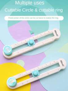 1Pc 2-20cm Diameter Circle Cutter Lightweight Circle Cutting Tools For Home Study Offices Compass Ruler Circular Cutter - White - View 10