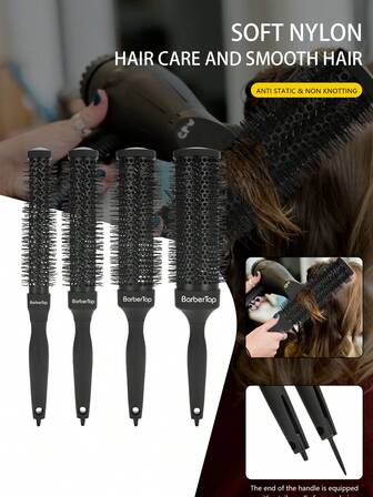4 ขนาด Blow Molding หวีจัดแต่งทรงผมหยิก จัดแต่งทรงผมตรง หวีม้วนผม ป้องกันไฟฟ้าสถิตย์ หวีคลายปม เครื่องมือจัดแต่งทรงผม, สิ่งจำเป็นสำหรับการเดินทาง, สิ่งจำเป็นสำหรับการเดินทาง, ทรงผม, ทำผม, แปรงผม, แปรงปัดผมเรียบ, แปรงจัดแต่งทรงผม, แปรงผมหยิก, แปรงขอบผม, หวีผม, แปรงผม, ชุดแปรงผม, หวีผม, หวีสำหรับผมหยิก, แปรงหวีผมที่พันกัน, แปรงผมสำหรับผู้หญิง, ผม, การเดินทาง, ผลิตภัณฑ์ดูแลผม, เครื่องมือทำผม, อุปกรณ์เกี่ยวกับผม, ช่างตัดผม, อุปกรณ์เสริมสำหรับช่างตัดผม, ร้านตัดผม, อุปกรณ์ทำผม