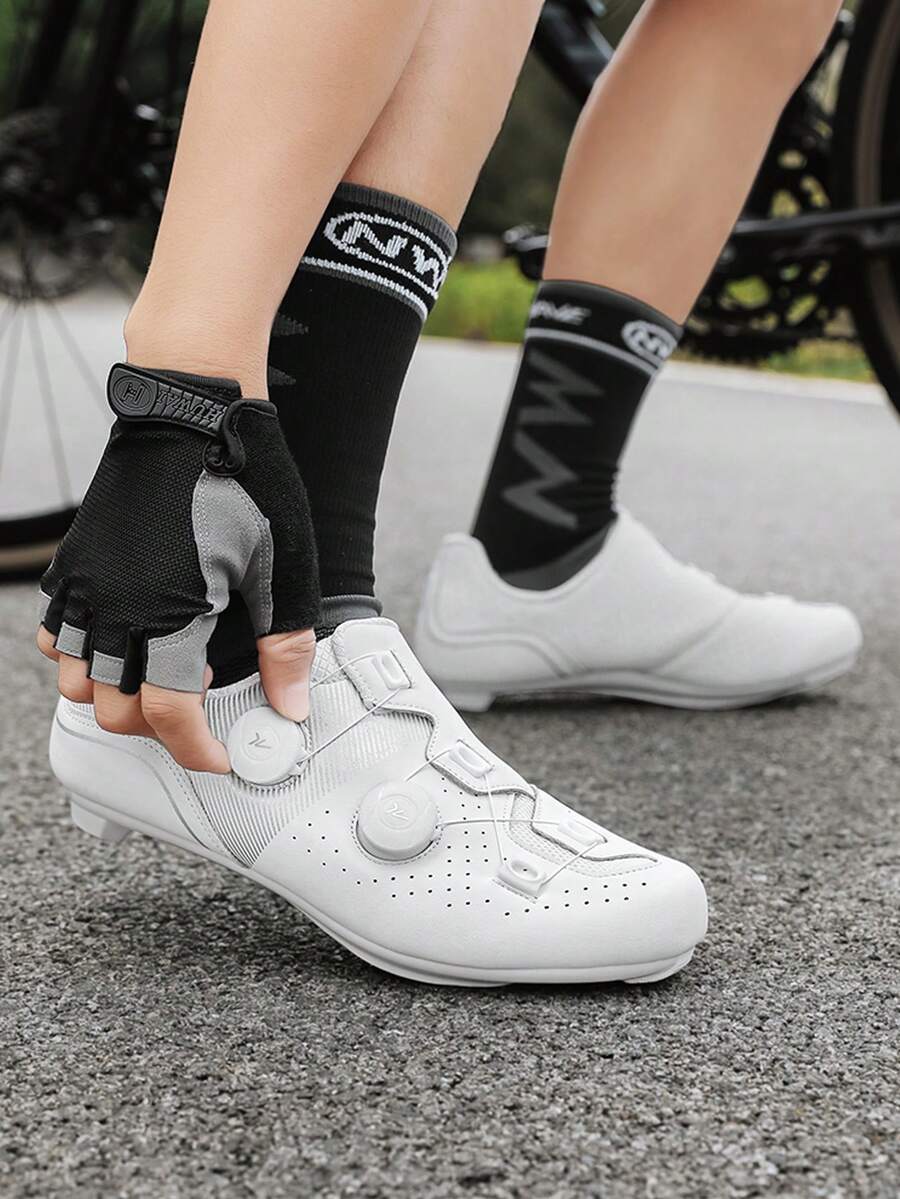 1 Pair Road Cycling Shoes, Hard Sole, 2025 New Model, Suitable For Road Bike, Mountain Bike, Unisex, Breathable, Lightweight, Professional Cycling Shoes