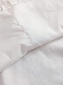 coviviky Vestido de encaje elegante para niñas, vestido de encaje con cuello Peter Pan y bordado floral