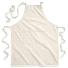 Adults Unisex Cotton Craft Apron (Natural) - Beige - View 2