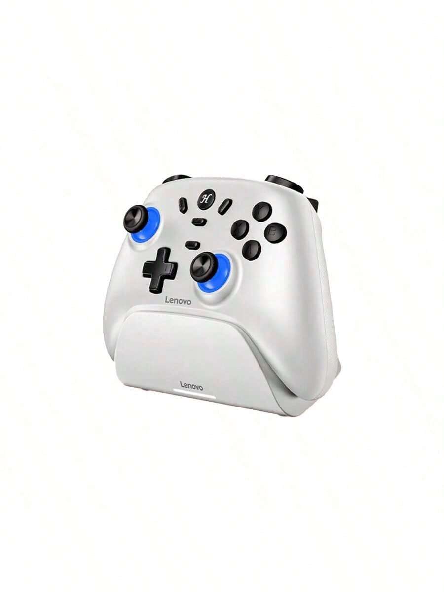 Lenovo S07 Universal Game Controller Plug And Play Convenience Dual Vibration Experience Ergonomic Design Wear-Resistant Finish Long-Lasting Performance White - White - View 1