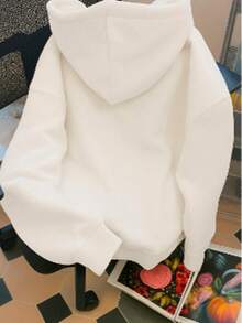 Women Sweatshirts - White - View 2