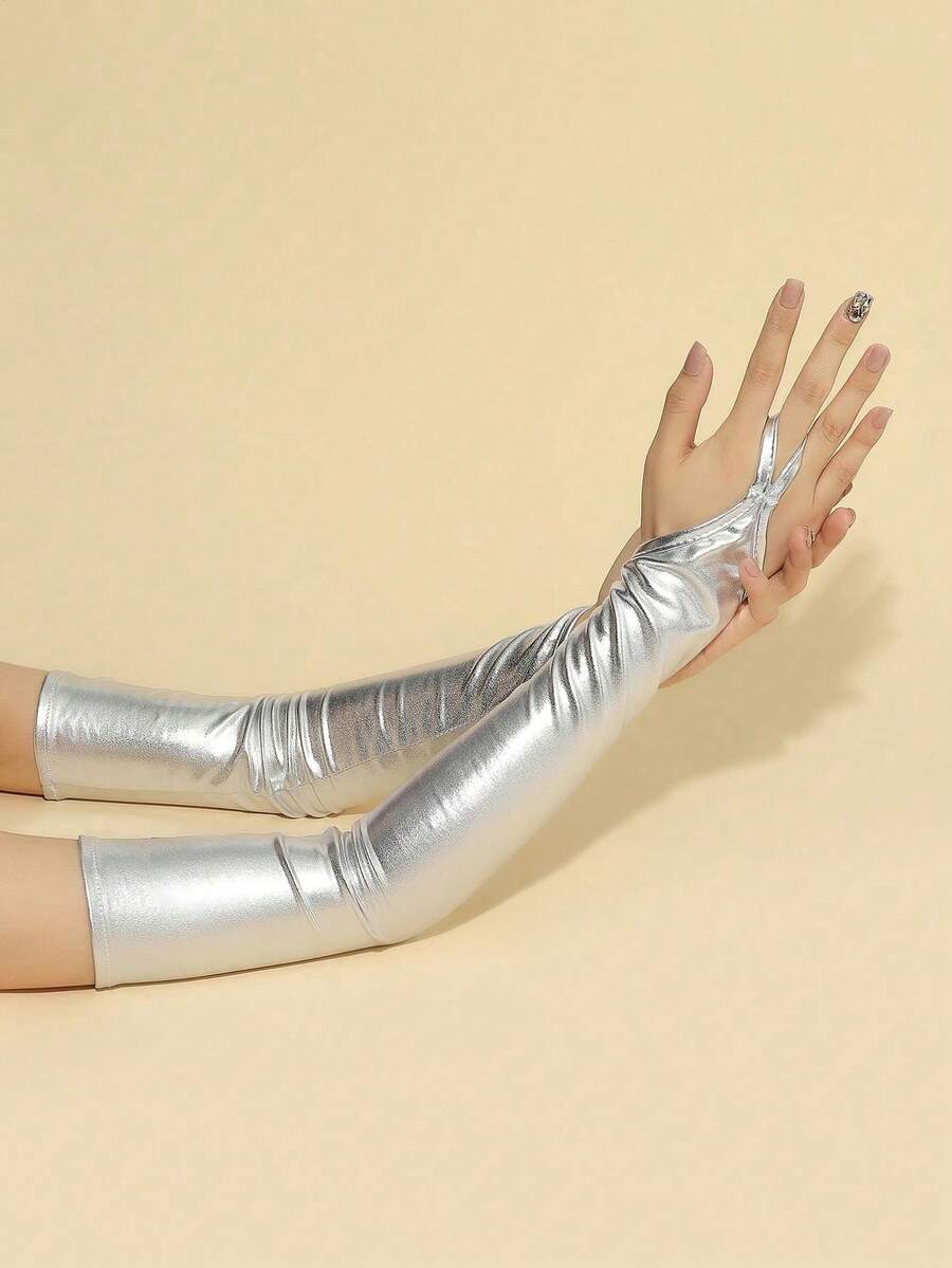 1 Stück lange, dehnbare Handschuhe für Frauen, Party & Ball