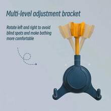 1pc Shower Head Holder - No Drill Suction Cup Installation, Adjustable Bathroom Shower Head Bracket, Easy To Install