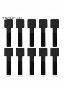 Selbstklebende Nylon-Kabelclips - Starke Kordclips für Schreibtisch, Wand usw. - Mehrzweck-Kabelmanagement-Binder, Kabelorganisatoren für Büro Zuhause - Effiziente Kabelführung, flexible Binder