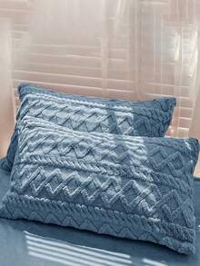 3 件雾灰色天鹅绒水晶天鹅绒柔软舒适羽绒被套套装（1 个羽绒被套 + 2 个枕套），适用于卧室、客房