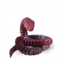 2/3 Stücke 30cm Schlangen Statue mit Locken - 3D gedrucktes Schlangen Spielzeug mit Schlangen Ei, mythisches Geschöpf Design, Dekoration für Zuhause, Stressabbau Spielzeug, geeignet für Weihnachten, ab 14 Jahren (zufällige Augenfarbe), Fidget Toy, 3D gedruckte Tiere - Schlange Viper, 3D Schlange, Mini 3D gedruckte Tiere, 3D gedruckte Schlangen, 3D gedruckte Schlange mit Ei