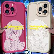 Étui souple pour iPhone 16 16E 15 14 13 12 11 Pro Max X XS X S Max XR SE 2020 SE4 7 8 Cyberpunk Edgerunners Coque de téléphone antichoc - 1 - Voir 1