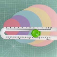 360 度圆形切刀，创意 DIY 手动旋转圆规刀，小号圆形划线刀，打孔器，备用刀片，圆形裁纸圆规刀，学生手工剪贴簿 DIY 划线刀 - 藍色 - 查看 8