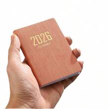 Sổ kế hoạch tuần A7 năm 2025, sổ tay mini cầm tay, lịch trình hàng ngày, bìa da PU, sổ kế hoạch tiếng Anh kèm danh sách việc cần làm, theo dõi chi tiêu và lên kế hoạch bữa ăn, đồ dùng học tập/văn phòng phẩm. - Nhiều màu - Xem 14