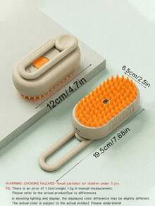 3 合 1 USB 充电式水喷宠物按摩刷电动猫毛去除梳