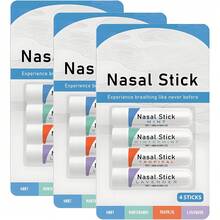 (3 Pcs)Nasal Stick Boost Energy Set, Nose Inhaler Stick, Nasal Stick, Nasal Stick Inhaler, Nasal Sticks For Breathing