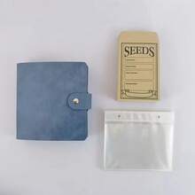 1set Seed Storage Organizer With 50 Envelopes Garden Seeds Storage Box Durable Sealing Seeds Envelope For Vegetable Seeds Storage