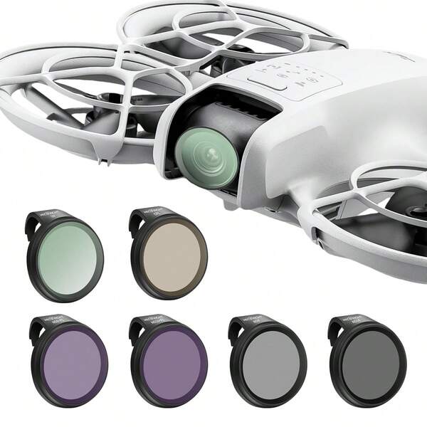 MECORIGHT Juego de filtros profesionales MECORIGHT para el dron MAVIC NEO - Filtros de lente UV/CPL/ND/PL ND de vidrio Schott alemán - Resistente al agua, al aceite y a los arañazos - Filtros anti contaminación lumínica y de niebla negra
