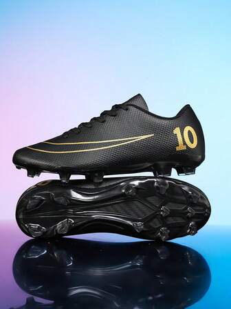 Unisex Youth Sports Football/Soccer Shoes, Campus Student Boys Girls Football Training Shoes, Long Studs Anti-Slip, Good Foot Feel, Lightweight & Comfortable