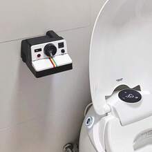 Vintage Camera Tissue Box, Bathroom Toilet Paper Holder, Home Paper Towel Dispenser, Wall-Mounted Toilet Paper Rack, Tissue Box Storage Organizer